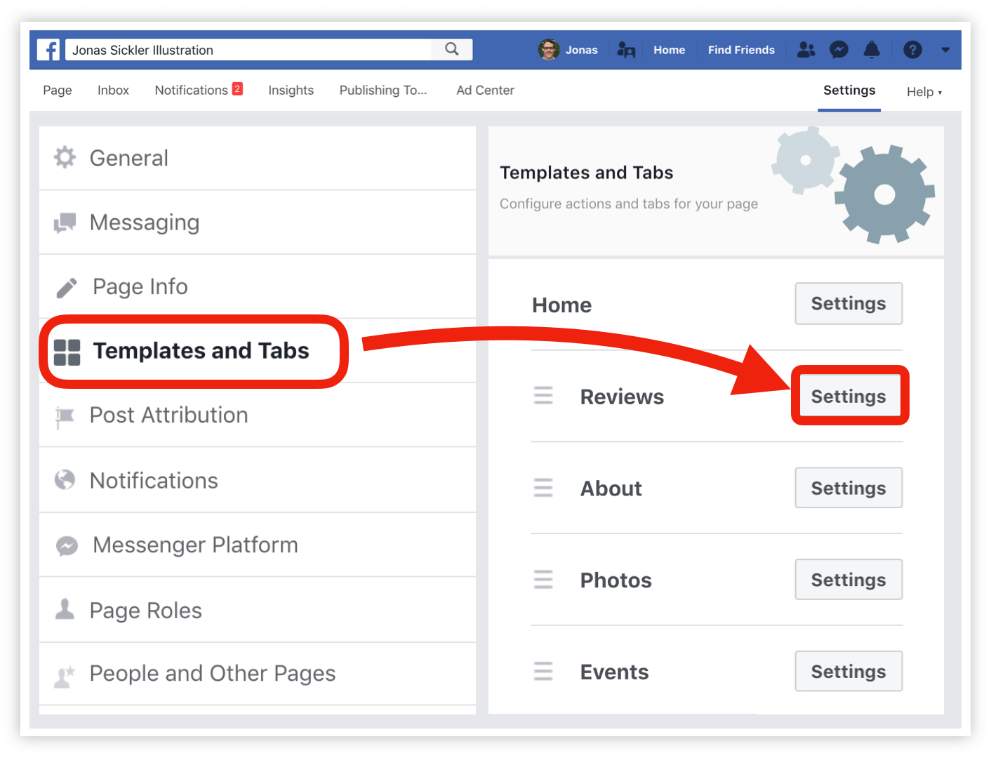 how to get a facebook review removed